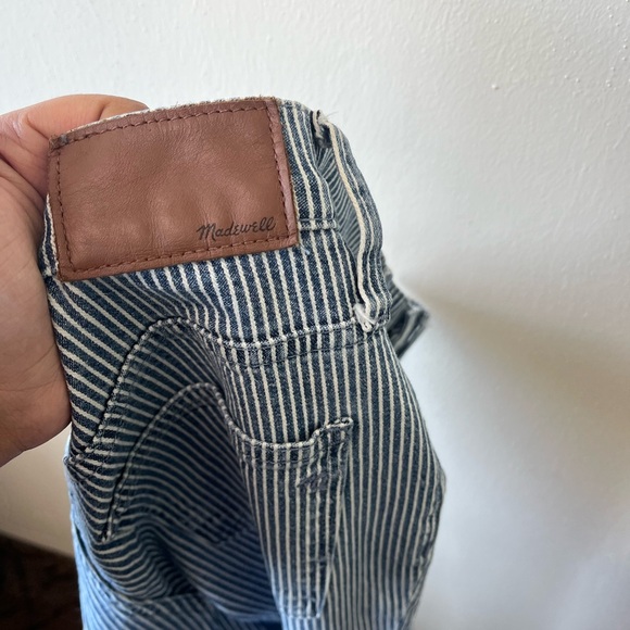 Madewell 9” Mid-Rise Skinny Jean in Piper Stripe - Picture 9 of 10